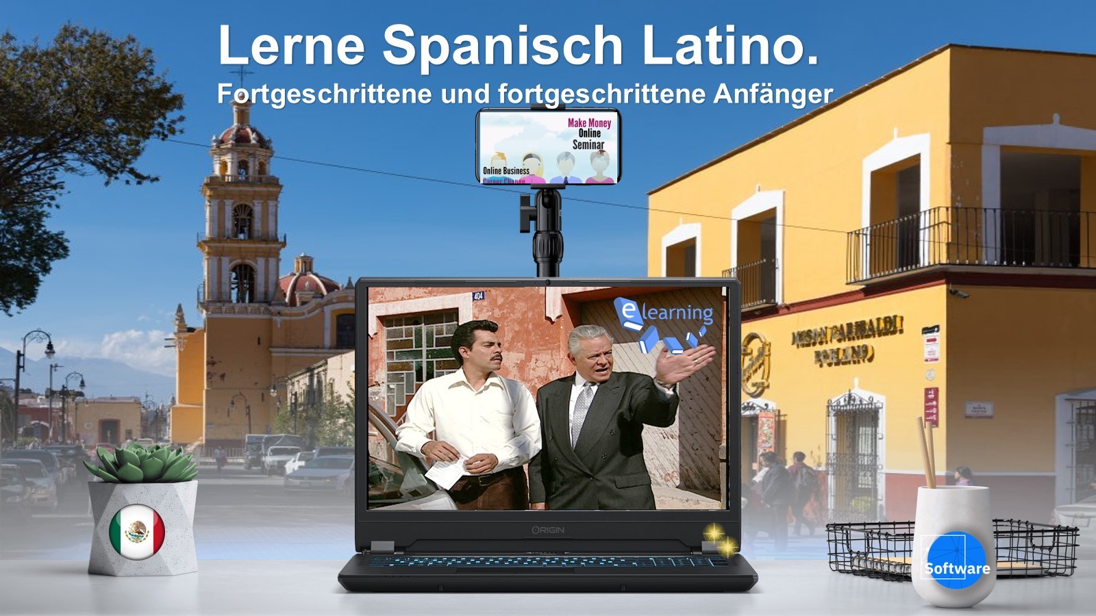 Lerne Spanisch Latino.  Fortgeschrittene Anfänger